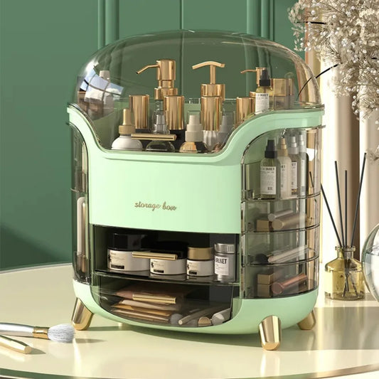 GlamNest™ - Desktop makeup and jewelry organizer and storage box