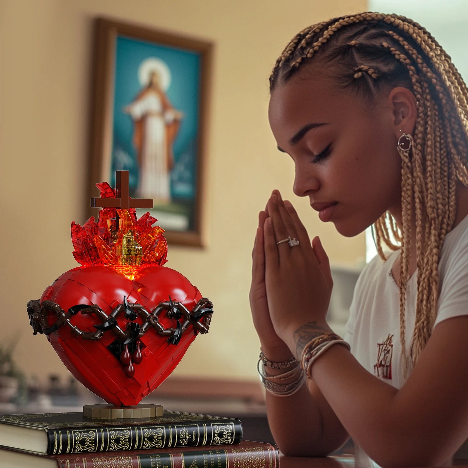 Sacro Cuore - The Most Sacred Heart of Jesus Building Blocks Set
