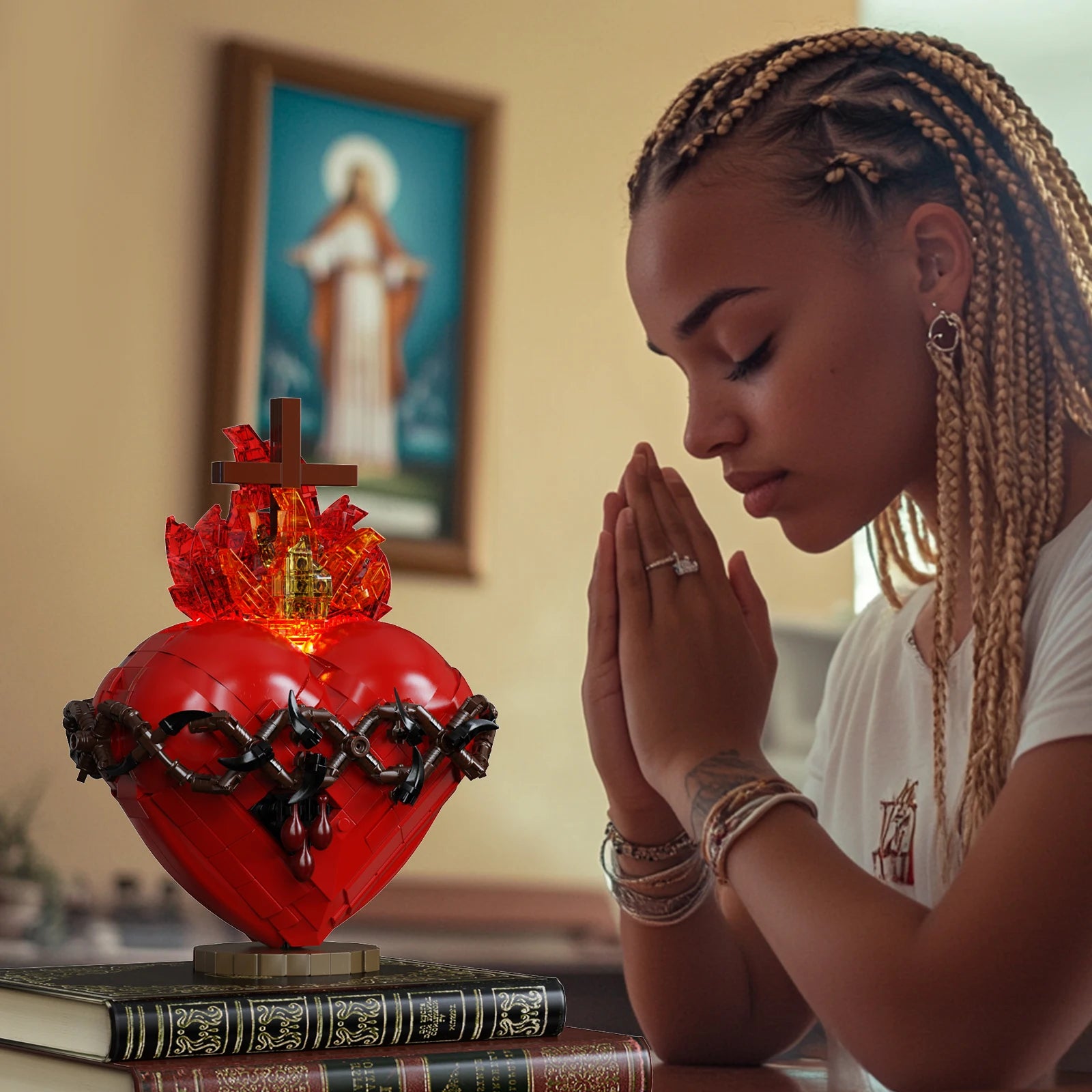 Sacro Cuore - The Most Sacred Heart of Jesus Building Blocks Set