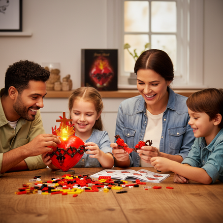 Sacro Cuore - The Most Sacred Heart of Jesus Building Blocks Set